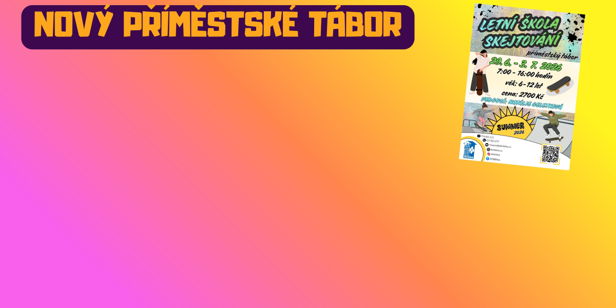 LETNÍ ŠKOLA SKEJTOVÁNÍ