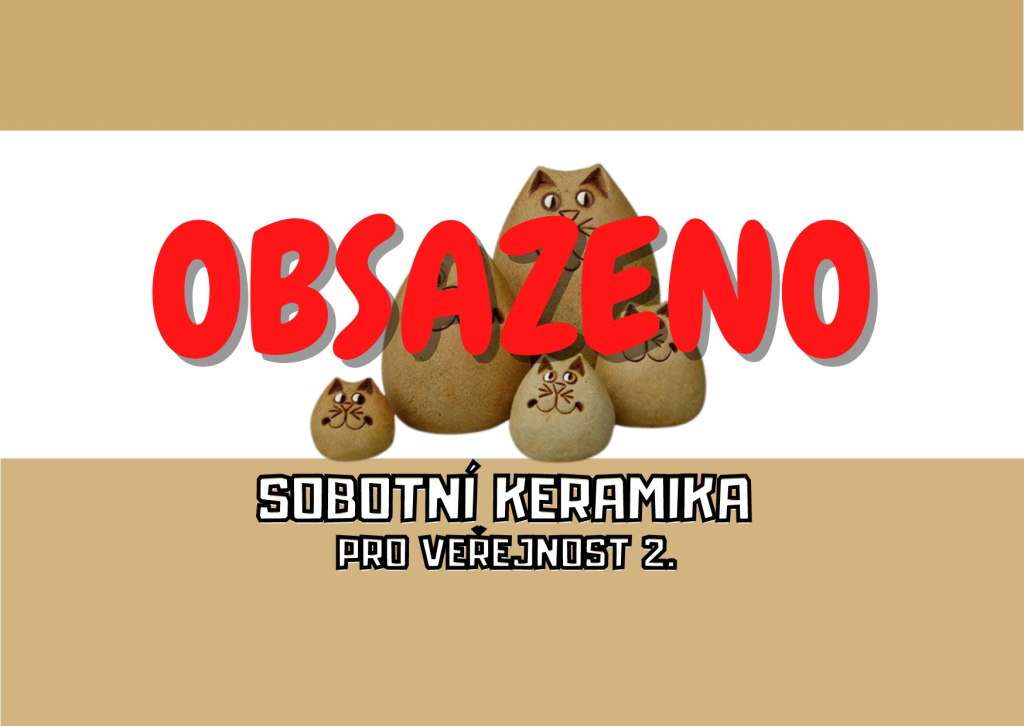 Sobotní keramika pro veřejnost 2