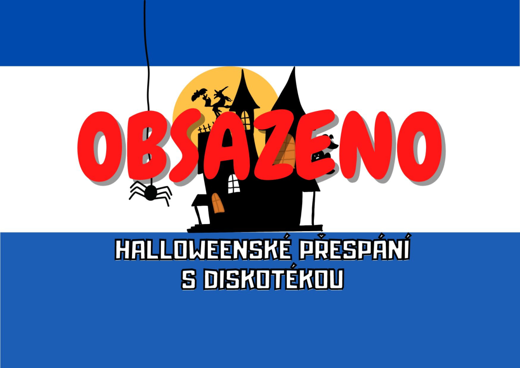 Halloweenské přespání s diskotékou