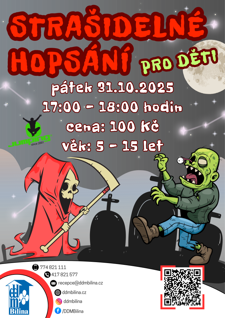 Strašidelné hopsání pro děti