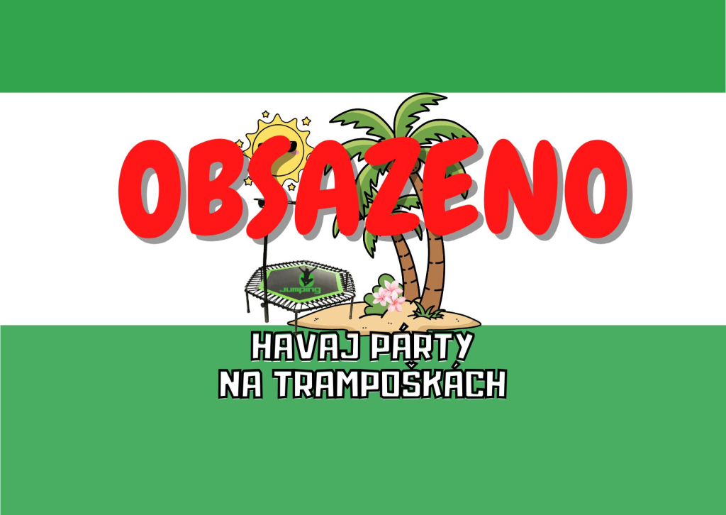 Havaj party na trampoškách