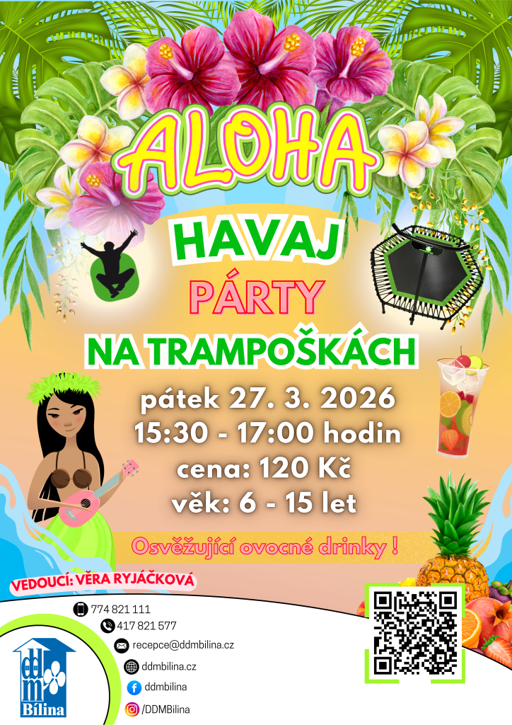 Havaj party na trampoškách