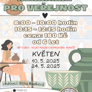 Sobotní keramika pro veřejnost 2 24. 5.
