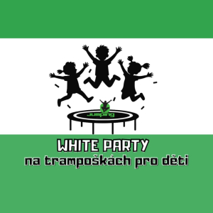 WHITE párty na trampoškách pro děti